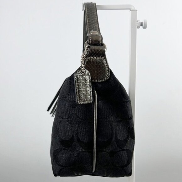 RARE Coach Snake Leather Exotics Luxury Collection Tassel Top Handle Bag - Picture 6 of 16